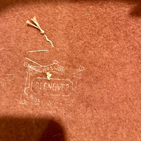 Brown unique wool vintage hat. - Picture 5 of 6